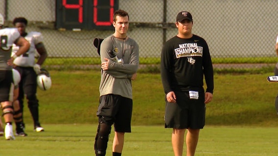 Coach KZ: While injured leg heals, Milton still leads UCF