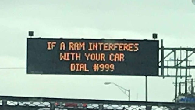North Texas Tollway Authority calls out the Los Angeles Rams ahead of Super Bowl Sunday