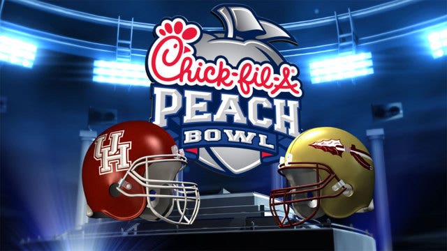 Ward powers Houston past Florida State 38-24 in Peach Bowl