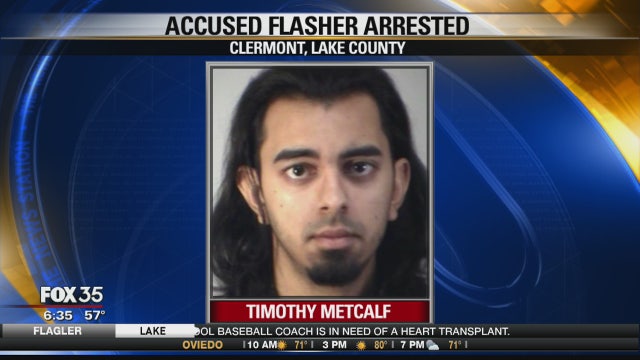Accused flasher arrested in Lake County