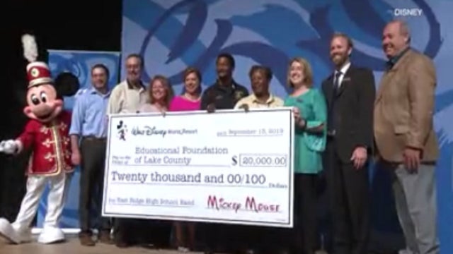 Disney makes big donation to local high school