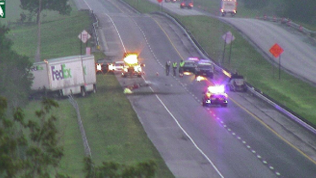Three dead, three injured after crash on Florida Turnpike involving Fed-Ex semi-truck