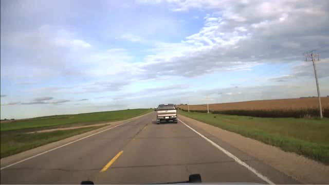 VIDEO: Narrow miss as drunk driver blows stop sign