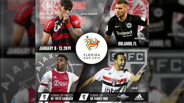 Brazil's Flamengo and Germany's Eintracht Frankfurt join Florida Cup 2019