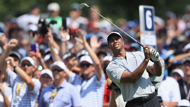 Tiger scuffles, Koepka off to record-setting start at PGA Championship