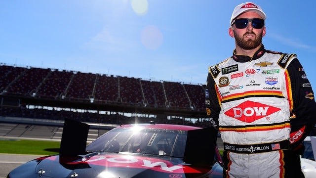 Austin Dillon wins pole at Talladega Superspeedway
