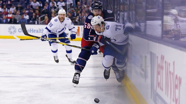 Sweep! NHL-best Lightning ousted in record speed by Columbus