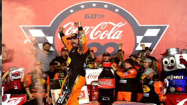 Martin Truex Jr. wins NASCAR's Coca-Cola 600