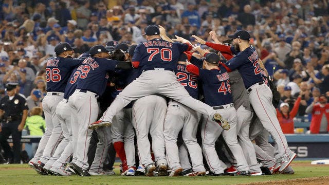 Red Sox beat Dodgers 5-1 in Game 5 to win World Series title