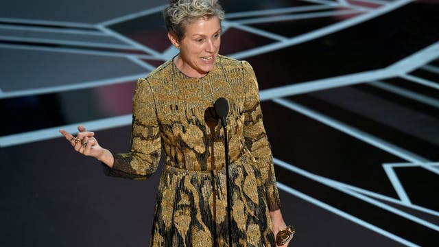Man arrested for allegedly stealing Frances McDormand's Oscar, police say