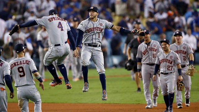 Verlander brings the heat, hollers Astros toward Game 2 win