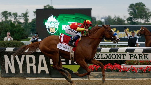 Justify wins Belmont to become 13th Triple Crown champ