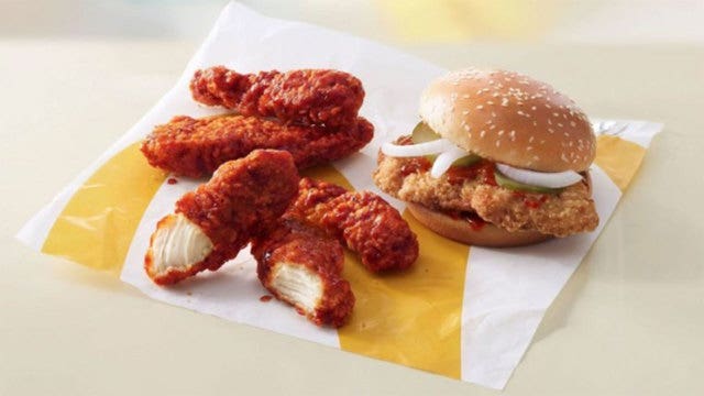 McDonald's to launch spicy BBQ chicken sandwich, tenders