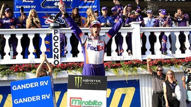 Hamlin stamps himself a championship contender at Pocono