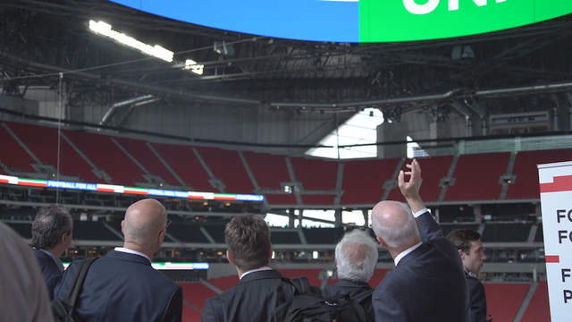 FIFA World Cup Bid Evaluation team tours Atlanta