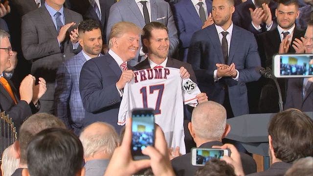 President Trump honors Houston Astros for World Series win