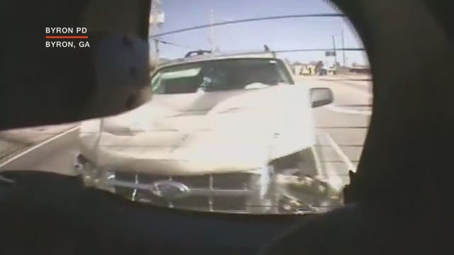 Georgia police use crash video as reminder to pay attention