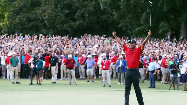 Tiger Woods wins PGA Tour title for first time since 2013