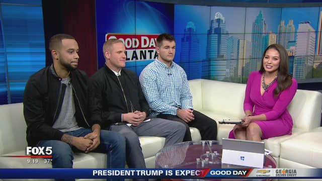 'The 15:17 To Paris' real life heroes on Good Day Atlanta