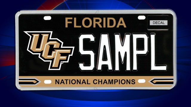 UCF championship license plate part of transportation bill
