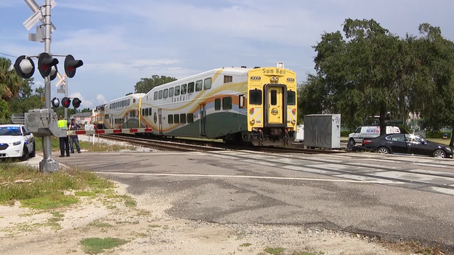 One person injured after SunRail train collides with car in Winter Park