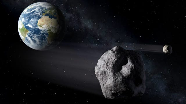 'Potentially hazardous' asteroid wider than two football fields set to fly past Earth next week