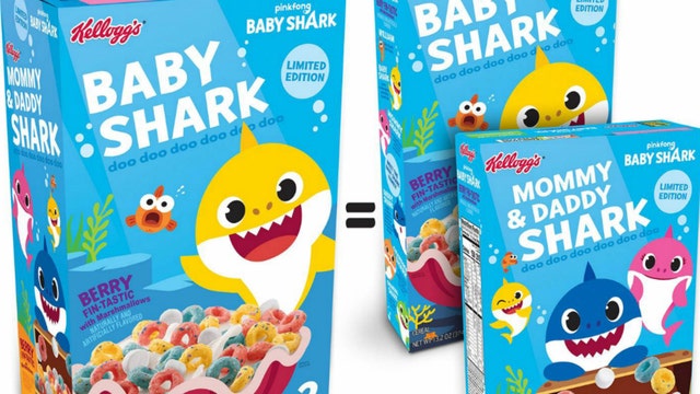 'Baby Shark' cereal to hit store shelves this weekend