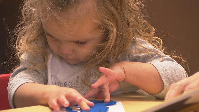 Blind since birth, Georgia 3-year old thrives in innovative pre-K program