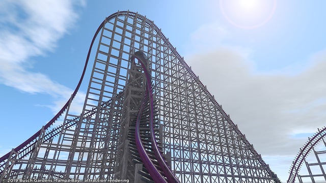 Busch Gardens says next roller coaster will be world's steepest, fastest hybrid
