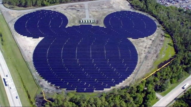 Disney to harness solar power with help of Duke Energy