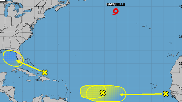 Tuesday marks the official peak of the Atlantic hurricane season, 4 systems being monitored