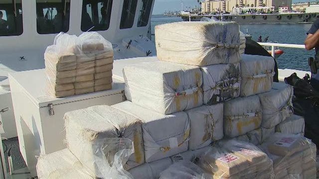 US Coast Guard crew returns to San Pedro after seizing estimated $38.5M worth cocaine