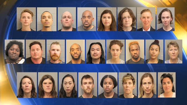 Greenpeace activists stage protest on Fred Hartman Bridge