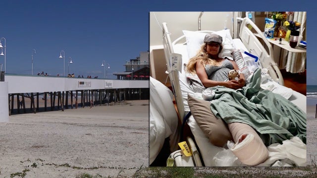 Florida waitress leaps off pier to save boy in distress