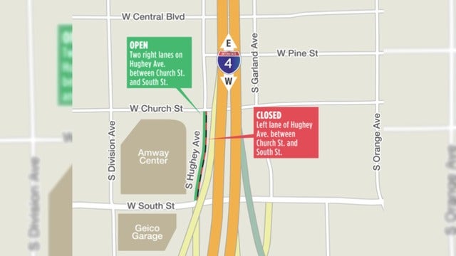 Two lanes of Hughey Avenue reopen between Church and South Street