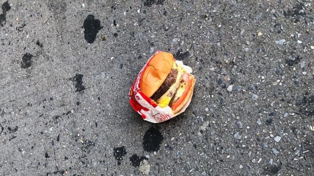 ‘Shook me to my core': Man finds untouched In-N-Out burger in wrapper on New York street
