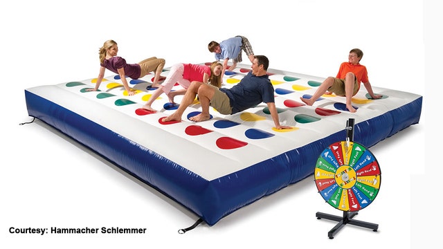 This giant inflatable Twister game can be yours for $2K