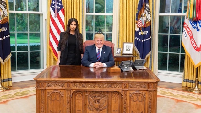 Kim Kardashian back at White House to talk criminal justice
