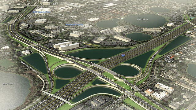 Keller Road under Maitland Boulevard closing nightly