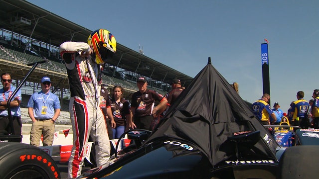 Orlando's Spencer Pigot qualifying 3rd for Indy 500