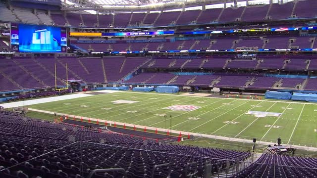 U.S. Bank Stadium makeover nearly complete for Super Bowl