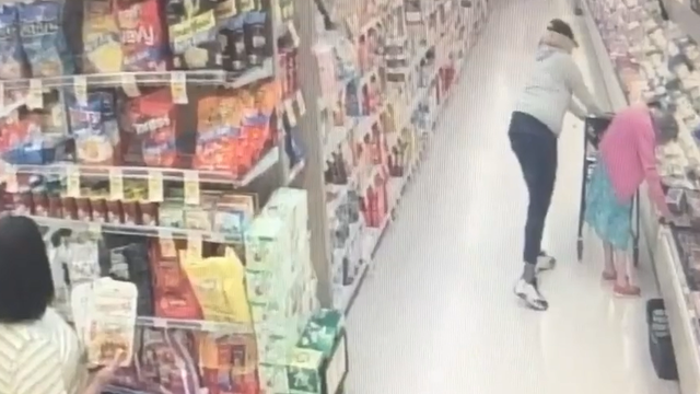 Suspects work together to steal wallet from elderly woman at store