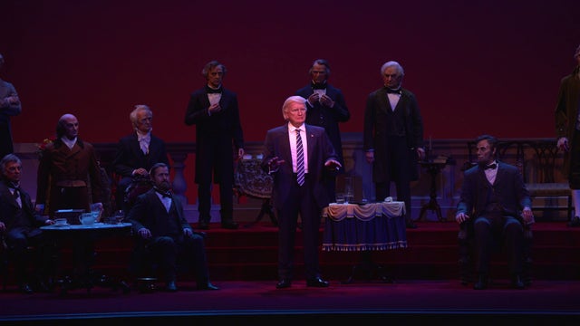 Donald Trump joins Disney's refreshed Hall of Presidents