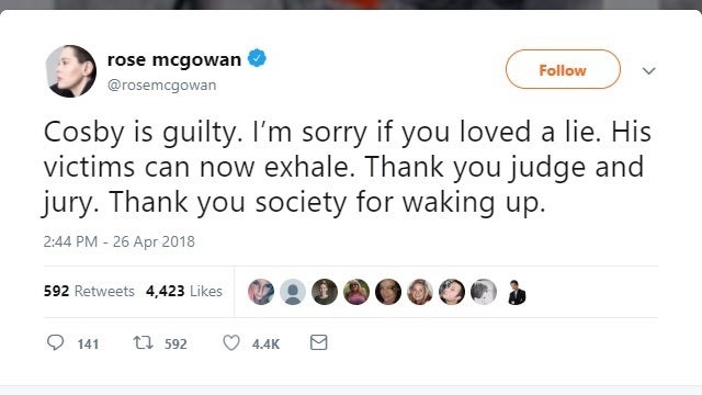 Twitter reacts to Bill Cosby's guilty verdict in #MeToo era