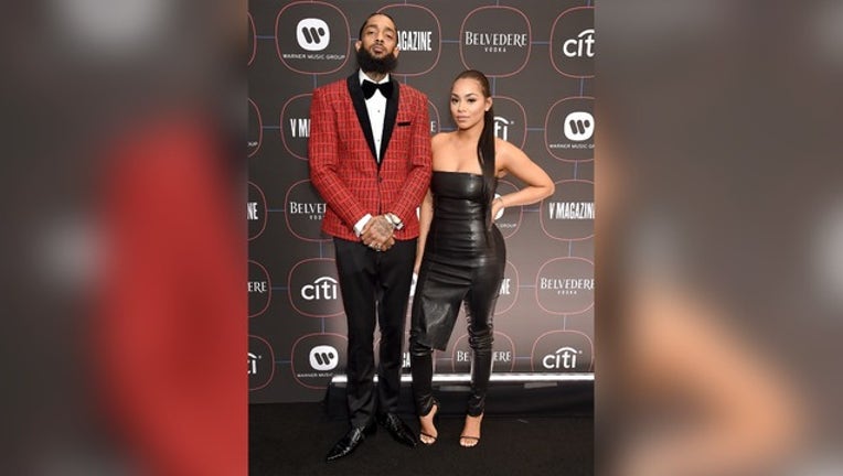 Lauren London and Nipsey Hussle - GETTY-401720