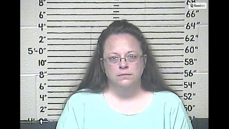 kim davis mug shot