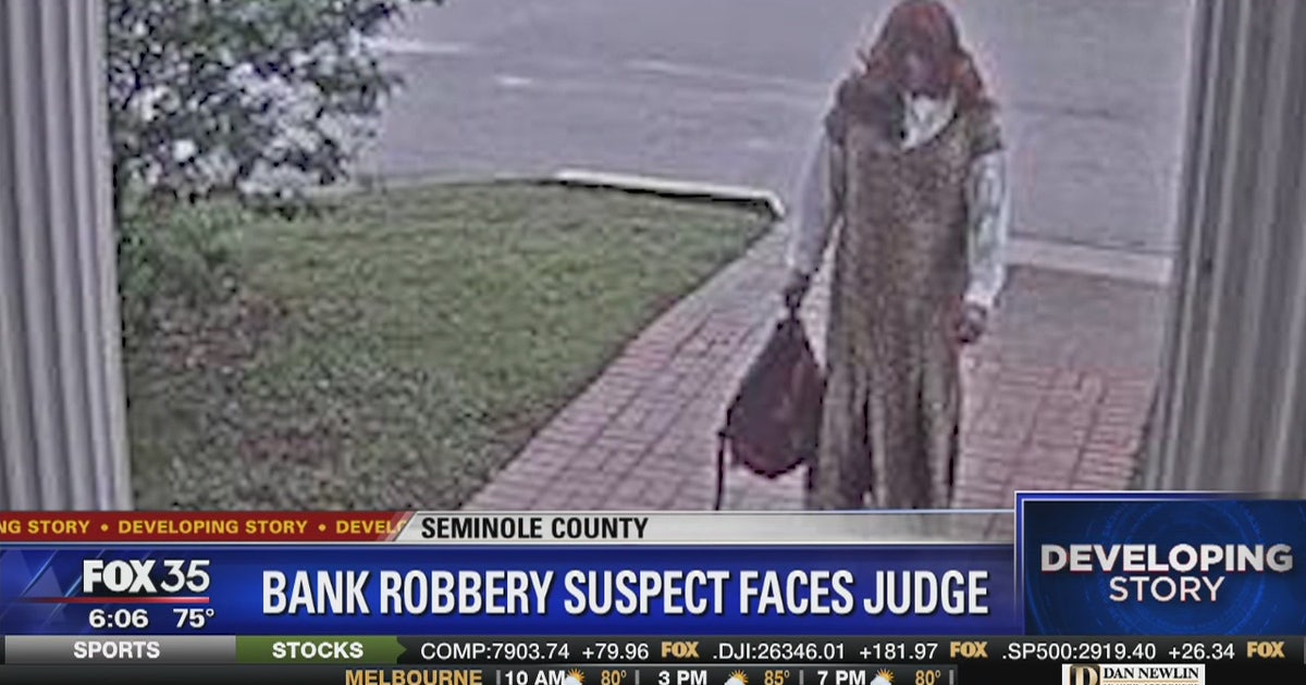 Sheriff: Man dressed as woman robs bank, steals deputy's car | FOX 35 ...