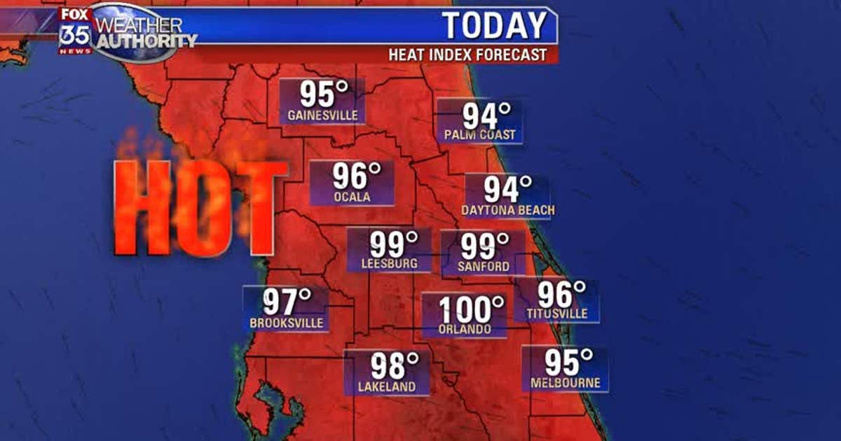 Where are you, fall? Heat index could reach triple digits in Central ...