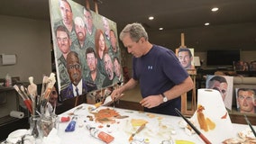 ‘Tribute to America’s Warriors’: Portraits of post-9/11 veterans painted by George W. Bush on display