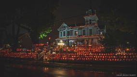 Halloween heaven: Home gets covered in 3,000 hand-carved pumpkins every October